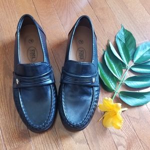 Men's State Street Black Shoes Size 7W